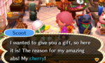 Scoot - giving his cherry.JPG