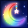 Rainbow Crescent Moon