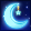 Blue Crescent Moon