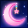Pink Crescent Moon