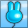 Cyan Bunny Balloon